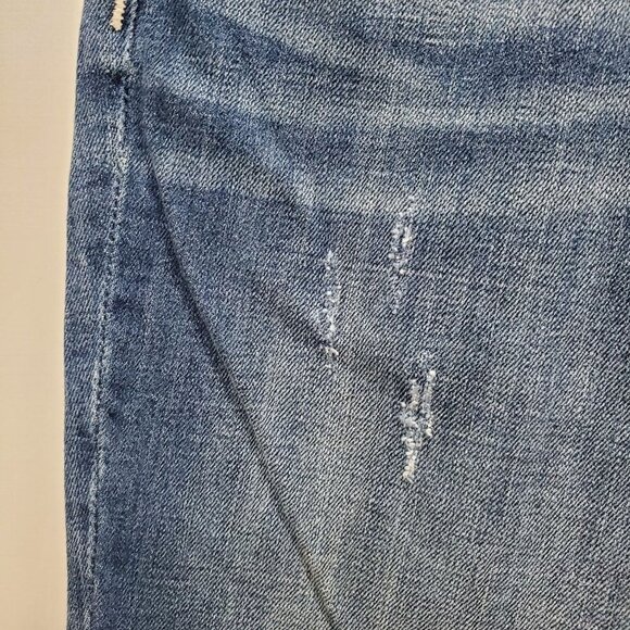 Rerock for Express Women's Medium Wash Low Rise Embellished Bootcut Jeans Sz 29 - Picture 3 of 9